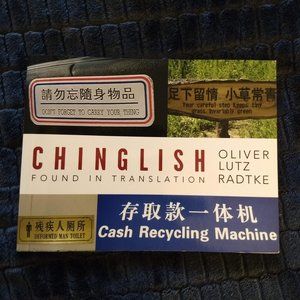 Chinglish photo book of fun english chinese translations NWT
